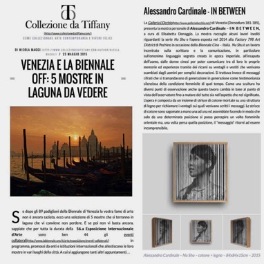 COLLEZIONE DA TIFFANY 

 2015 May 23th

Venezia e La Biennale off 
By Nicola Maggi